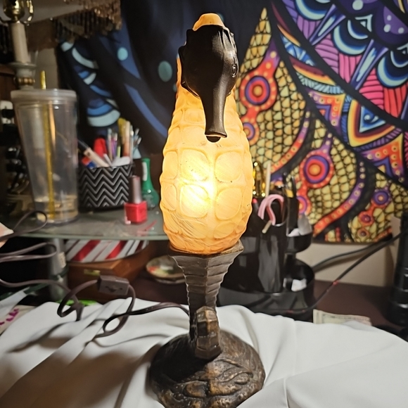 Very rare tin chi Seahorse lamp - Picture 3 of 8